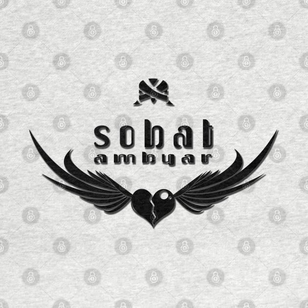 Sobat Ambyar - Black by SanTees